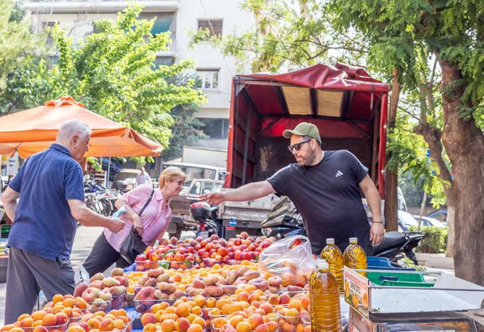 λαϊκή αγορά παρασκευή