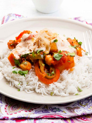 Ρεβύθια με κάρυ