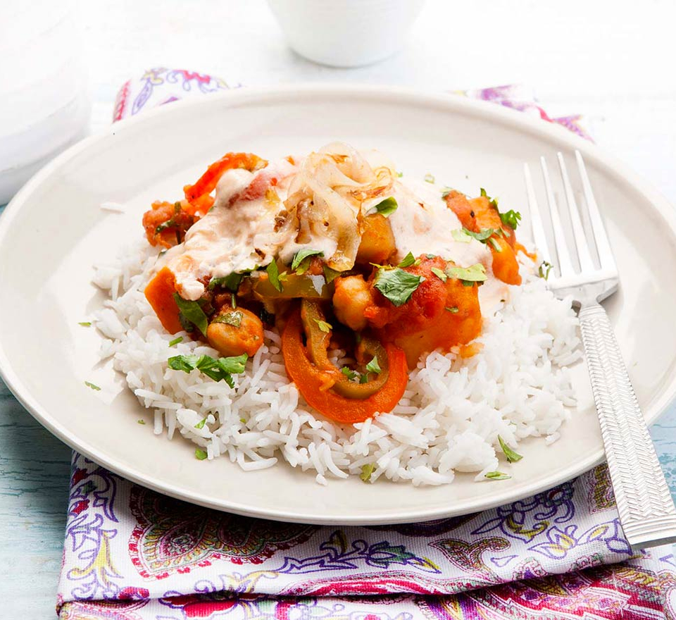 ρεβύθια με κάρυ