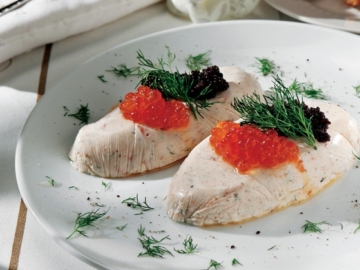 Βελούδινη μους καπνιστού σολομού