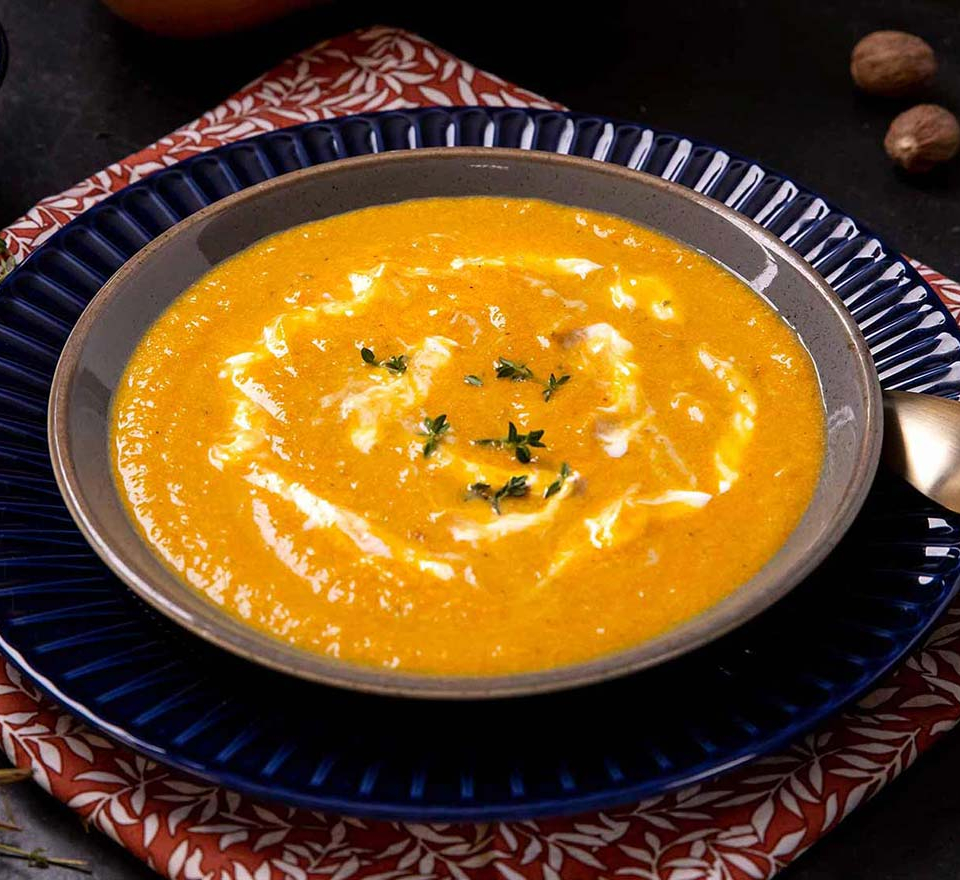 θεικη κολοκυθοσουπα βελουτε