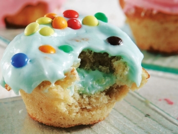 Cupcakes βανίλια για παιδιά