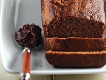 Γλυκό ψωμί με μπανάνα και κακάο