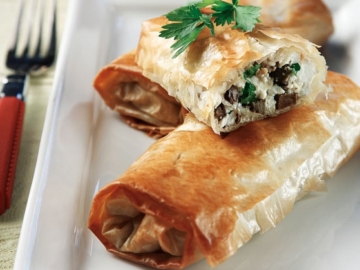 Κοκορέτσι σε φύλλο κρούστας