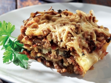 Λαζάνια με κιμά χωρίς μπεσαμέλ