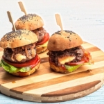 μίνι μπέργκερ για παιδικό πάρτυ burgers ψωμακια mini burger