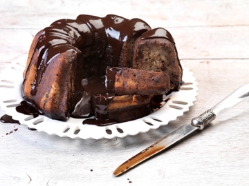 Κέικ μπανάνα με σοκολάτα