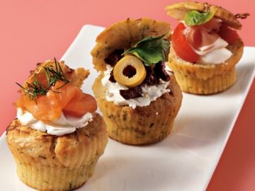 Μπουκιές μάφινς γεμιστές