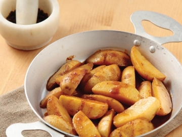 Πικάντικες πατάτες κυδωνάτες με μπαχαρικά