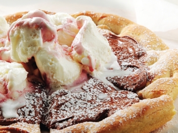 Πίτσα σοκολάτας πειρασμός