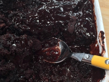 Εύκολη σοκολατόπιτα με κουβερτούρα