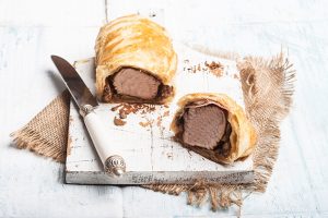 ψαρονέφρι ουέλινγκτον (wellington) τυλιχτο σε σφολιατα χοιρινό σε φυλλο σφολιατας συνταγη
