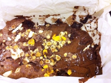 Κέικ με αλεύρι για όλες τις χρήσεις και κακάο σαν σουφλέ