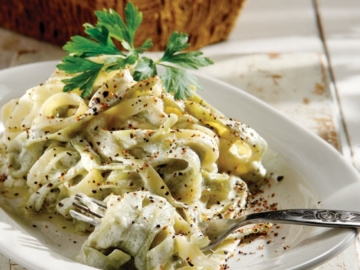 Μακαρόνια με κρέμα γάλακτος