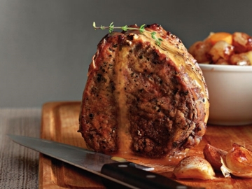 Τεμπέλικο ρολό μοσχάρι σε δίχτυ