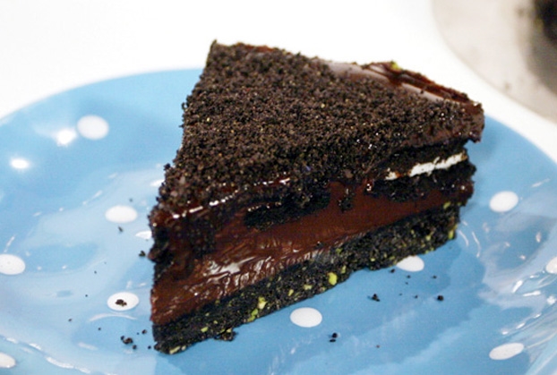 τούρτα ganache με μπισκότα