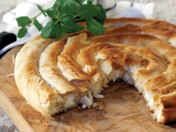 Στριφτή τυρόπιτα