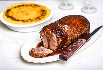 Ρολό χοιρινό στο φούρνο με πουρέ ογκρατέν-featured_image