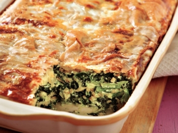 Χορτόπιτα σουφλέ με σπιτικό φύλλο