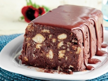 Κορμός μωσαϊκό με κουβερτούρα