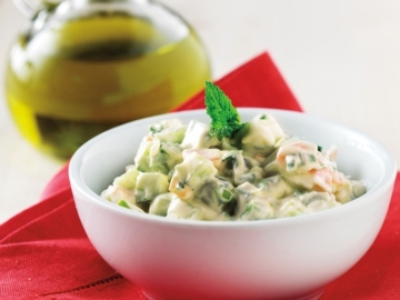 Αγγουροσαλάτα με γιαούρτι και τυρί κρέμα