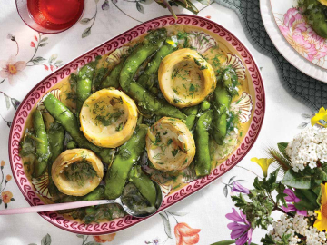 Αγκινάρες λεμονάτες στην κατσαρόλα