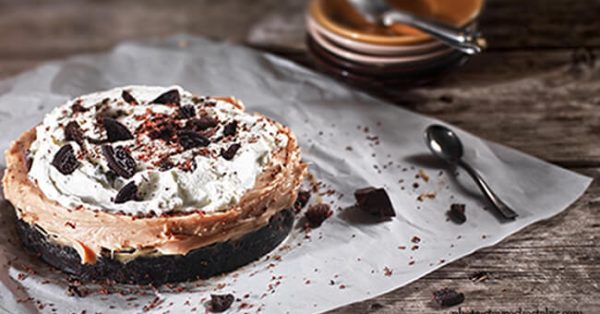 banoffee pie με μπισκότο
