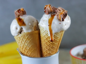 Παγωτό banoffee