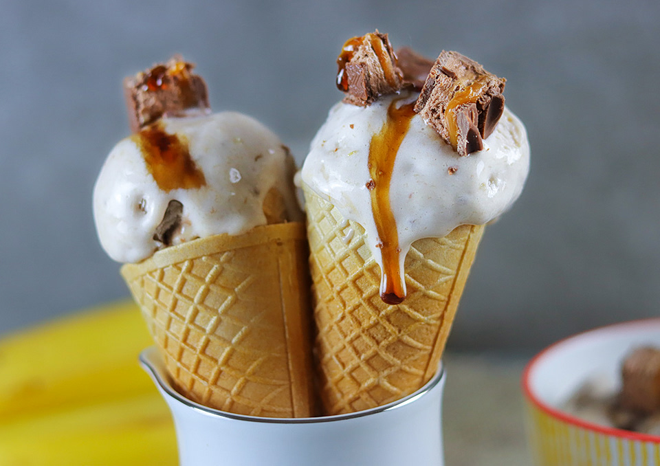 παγωτό banoffee