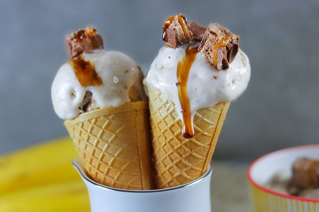 Παγωτό banoffee