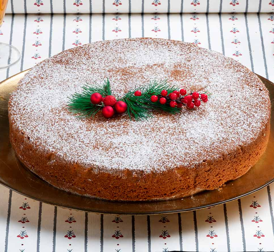 αφρατη βασιλοπιτα κεικ με πορτοκαλι