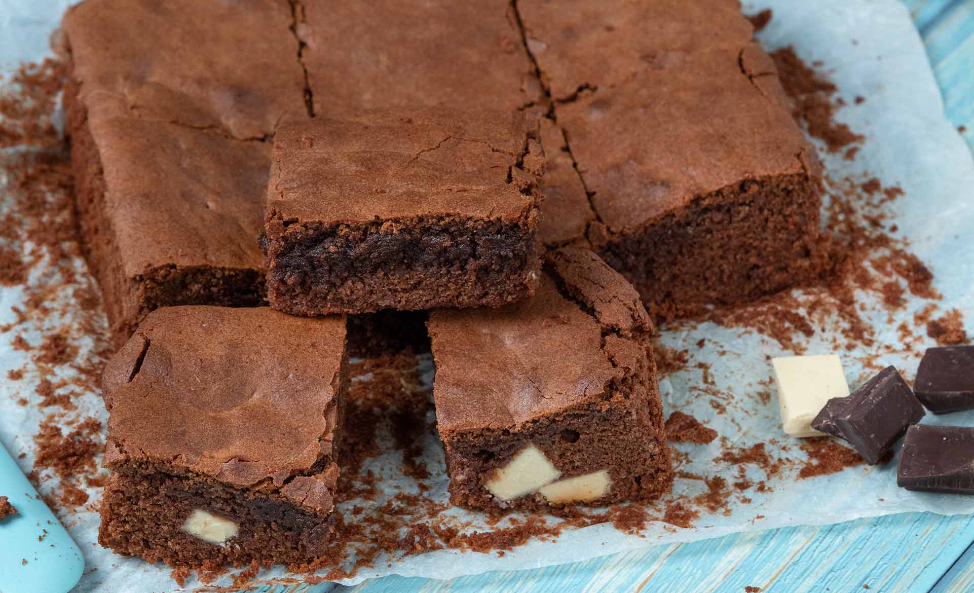 brownies τριπλησ σοκολατασ