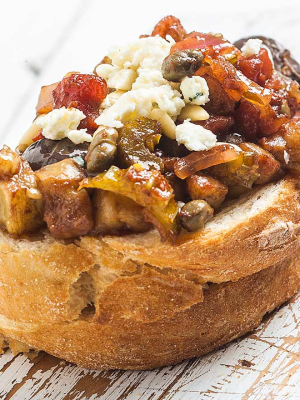 Καπονάτα μελιτζάνας (Caponata Siciliana)
