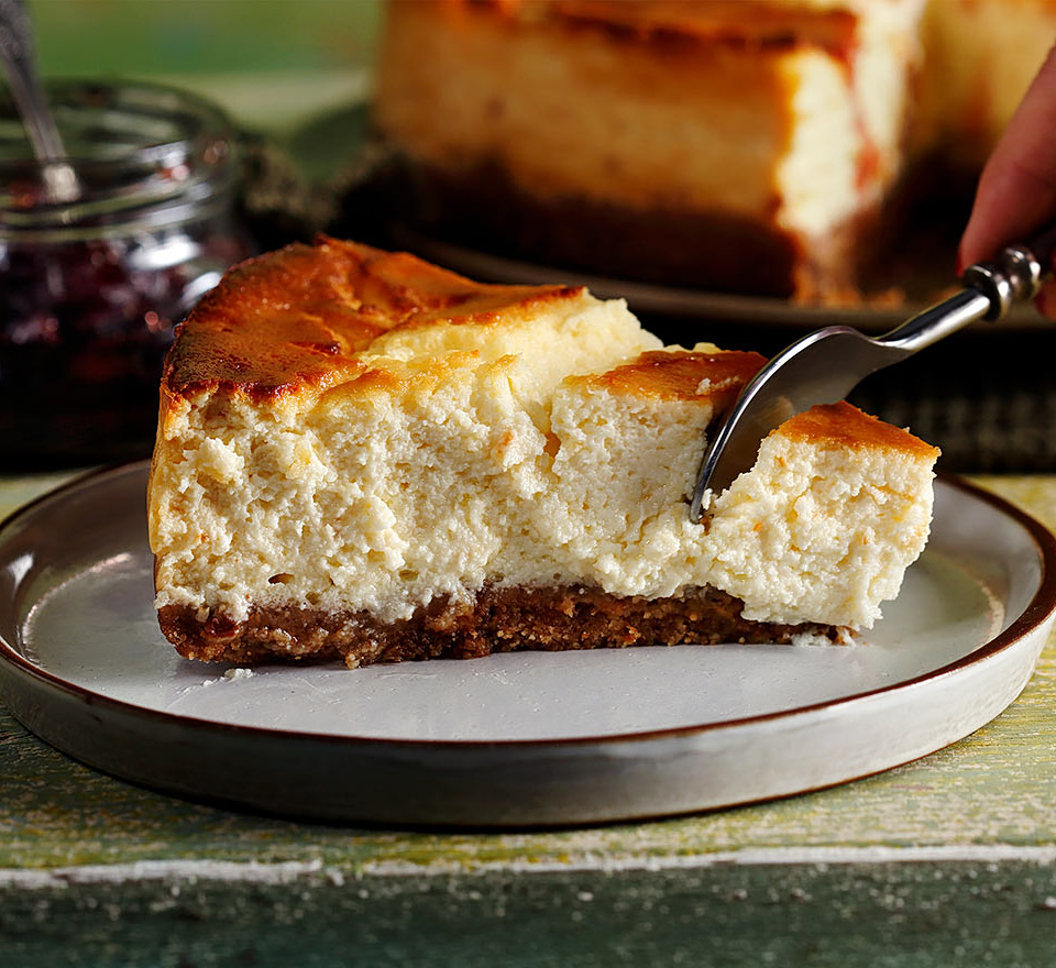 ελληνικό cheesecake - τσιζκεικ με μυζηθρα - τσιζκεικ με μελι
