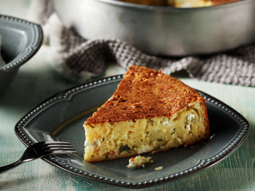 Εύκολη τυρόπιτα χωρίς φύλλο