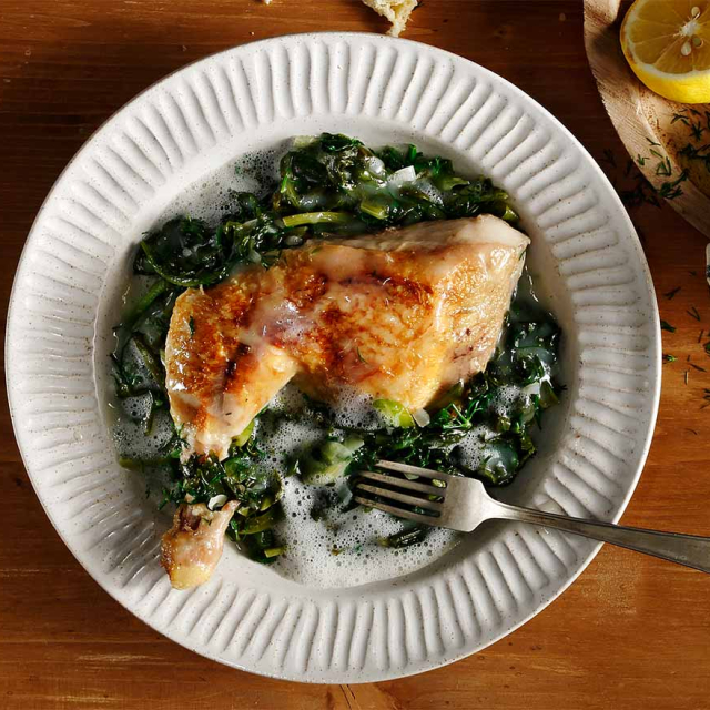 Φρικασέ κοτόπουλο