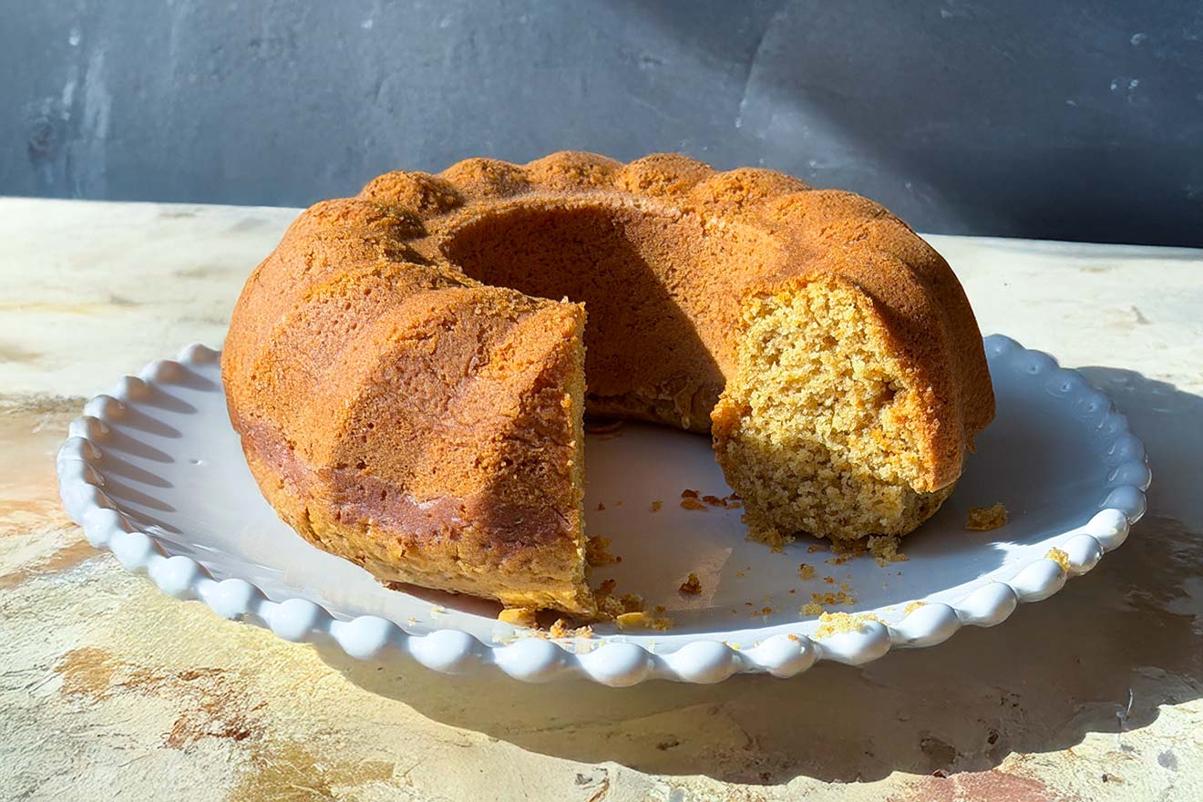 Νηστίσιμο κέικ πορτοκάλι