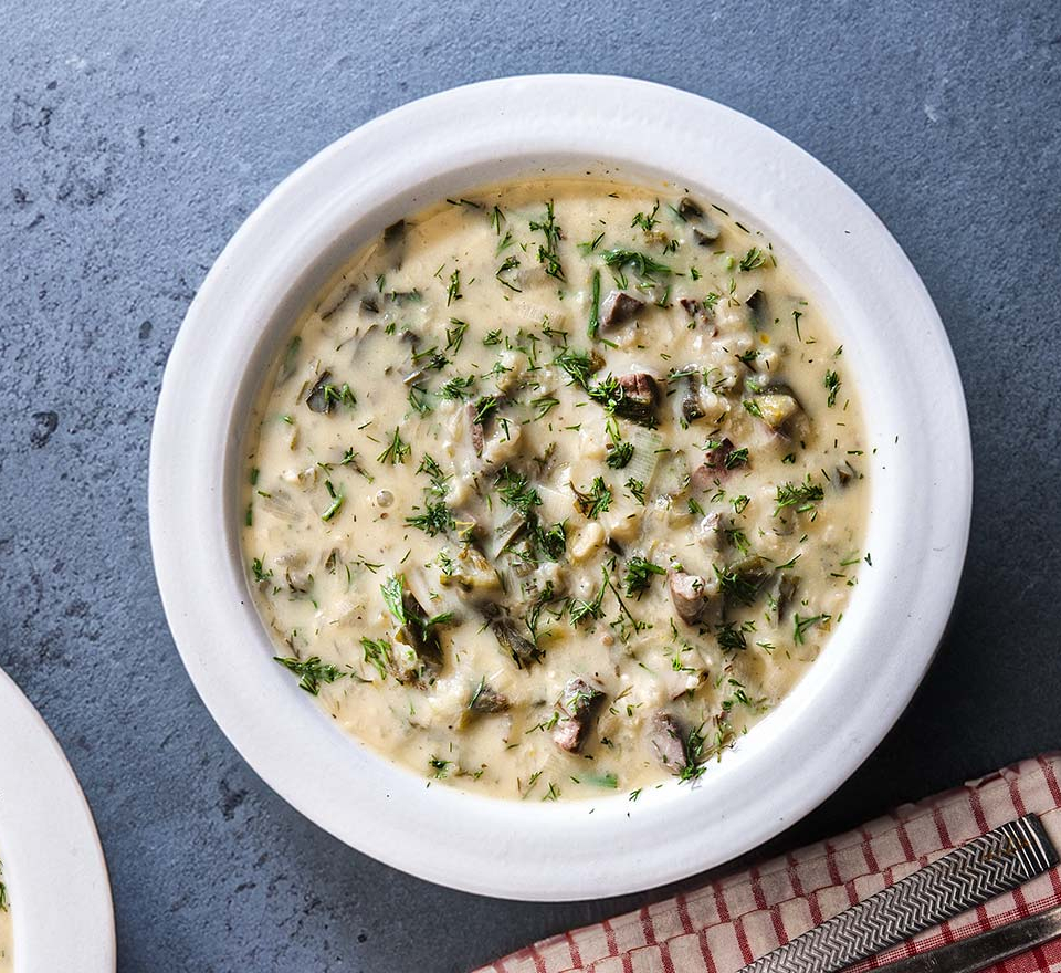 μαγειριτσα με κεφαλακι - κεφαλάκι αρνίσιο σούπα