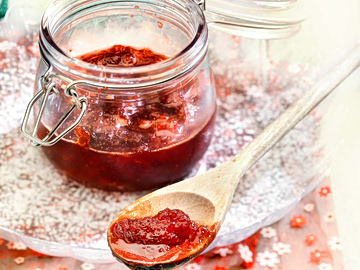Μαρμελάδα φράουλα με μήλο