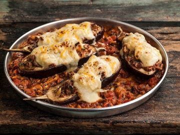 Μελιτζάνες παπουτσάκια νηστίσιμα