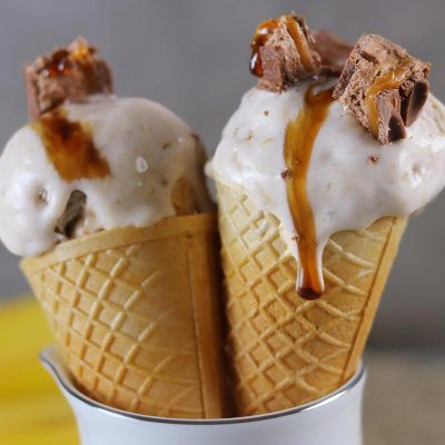 Παγωτό banoffee με 3 υλικά
