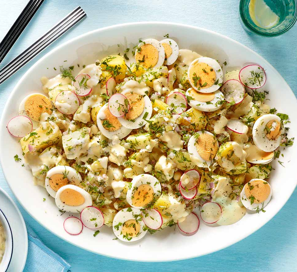 πατατοσαλατα με αυγα