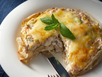 Ψεύτικη πίτα με κρέας