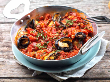 Μελιτζάνες στο φούρνο με φέτα