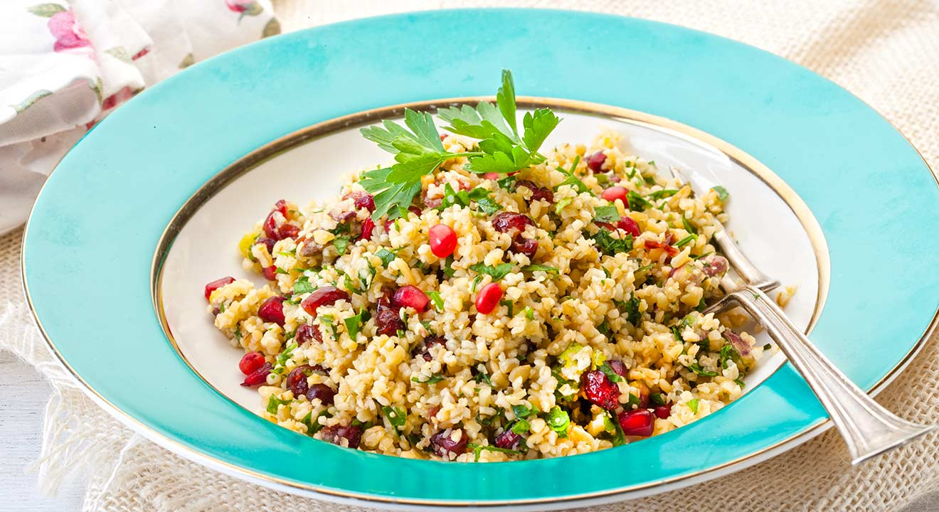 σαλατα με πλιγουρι - πλιγουρι σαλατα