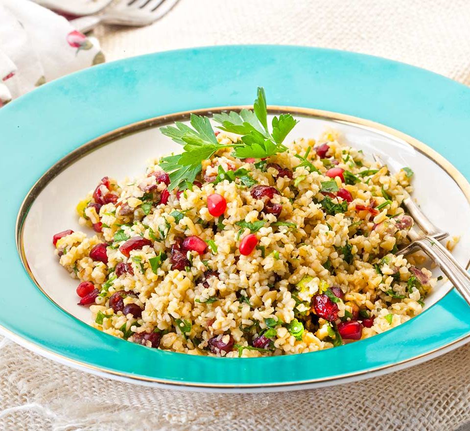 σαλατα με πλιγουρι - πλιγουρι σαλατα