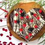 τούρτα σε σχήμα καρδιάς