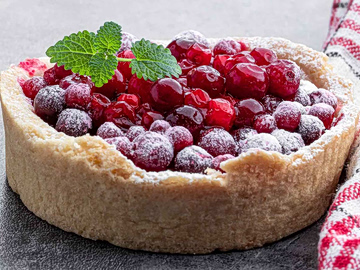 Τάρτα φρούτων με κρέμα αμυγδάλου