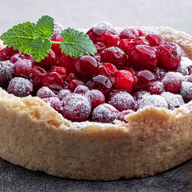 Τάρτα φρούτων με κρέμα αμυγδάλου