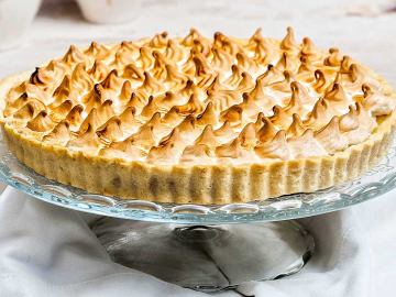 Τάρτα λεμόνι µε ψημένη μαρέγκα